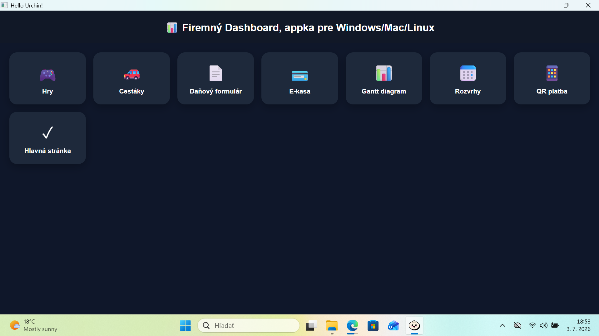 Ták dnes skompilovanie ElectroBun programu pre Windows11, kódové meno projekt Anthrax/Urchin